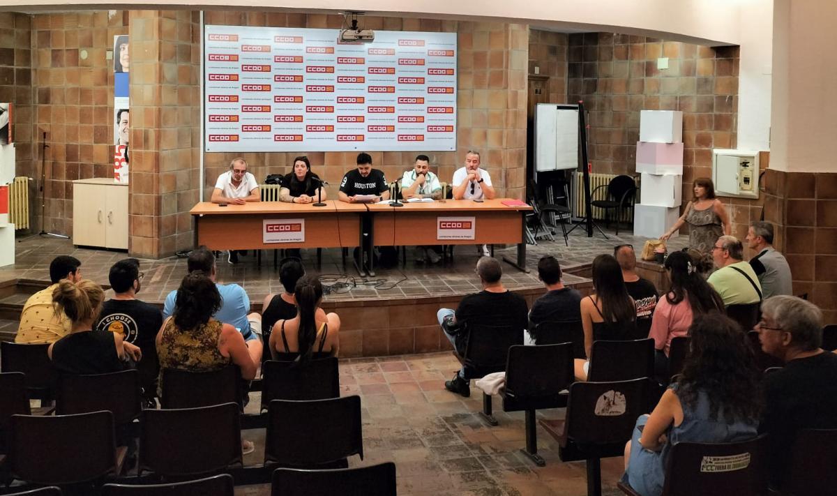 Momento de la asamblea de Trans Ses Stellantis